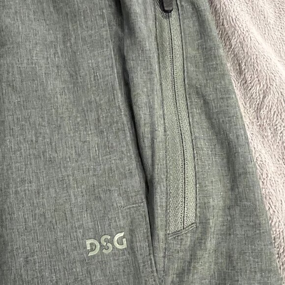 Men's DSG Olive Green athletic shorts, Drawstring, Size Large - Picture 5 of 12